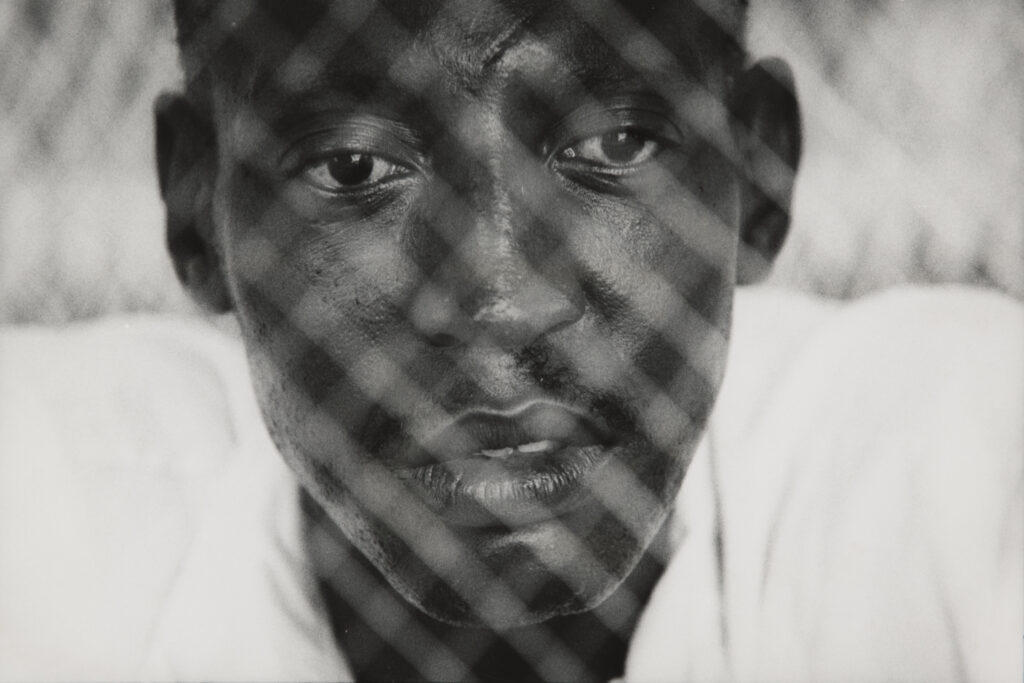 Anthony Barboza, "Texas Death Row Prison," 1985. Gelatin silver print. (Courtesy of the Carnegie Museum of Art)