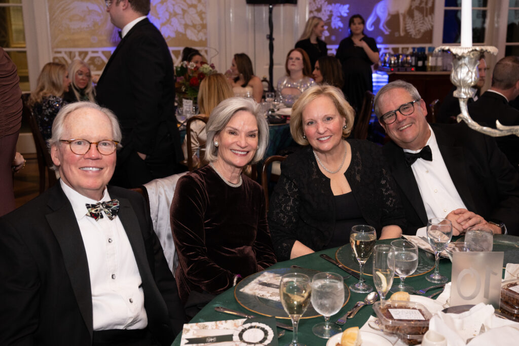 Bert & Gwen Smith, Sharon & Dan Robinson at the Junior League of Houston Charity Ball (Photo by Wilson Parish)