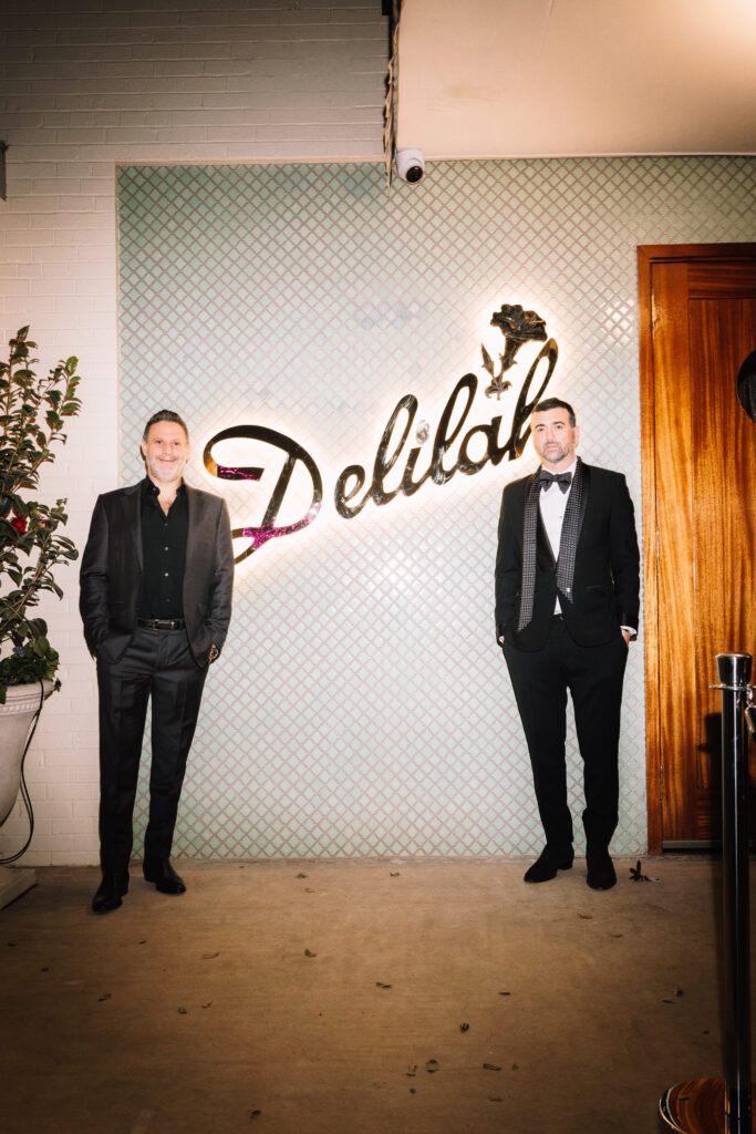 The h.wood Group (co-founded by Brian Toll and John Terizan) officially unveiled Delilah Dallas with an exclusive, invite-only grand opening soirée. (Photo by Chase Hall Photography)