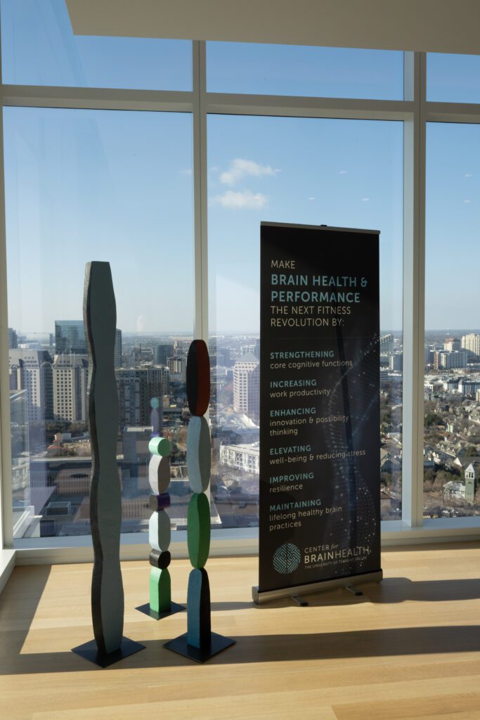 The Center of BrainHealth was also on hand as the new frontier of human potential.
 (Photo by George Fiala)