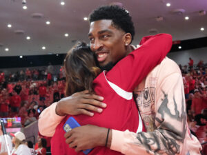 University of Houston Cougars men’s basketball team defeated the Kansas State Wildcats 78-64, as Emmanuel Sharp scores 23 points, in a Big XII contest at the Fertitta Center, February 14, 2026