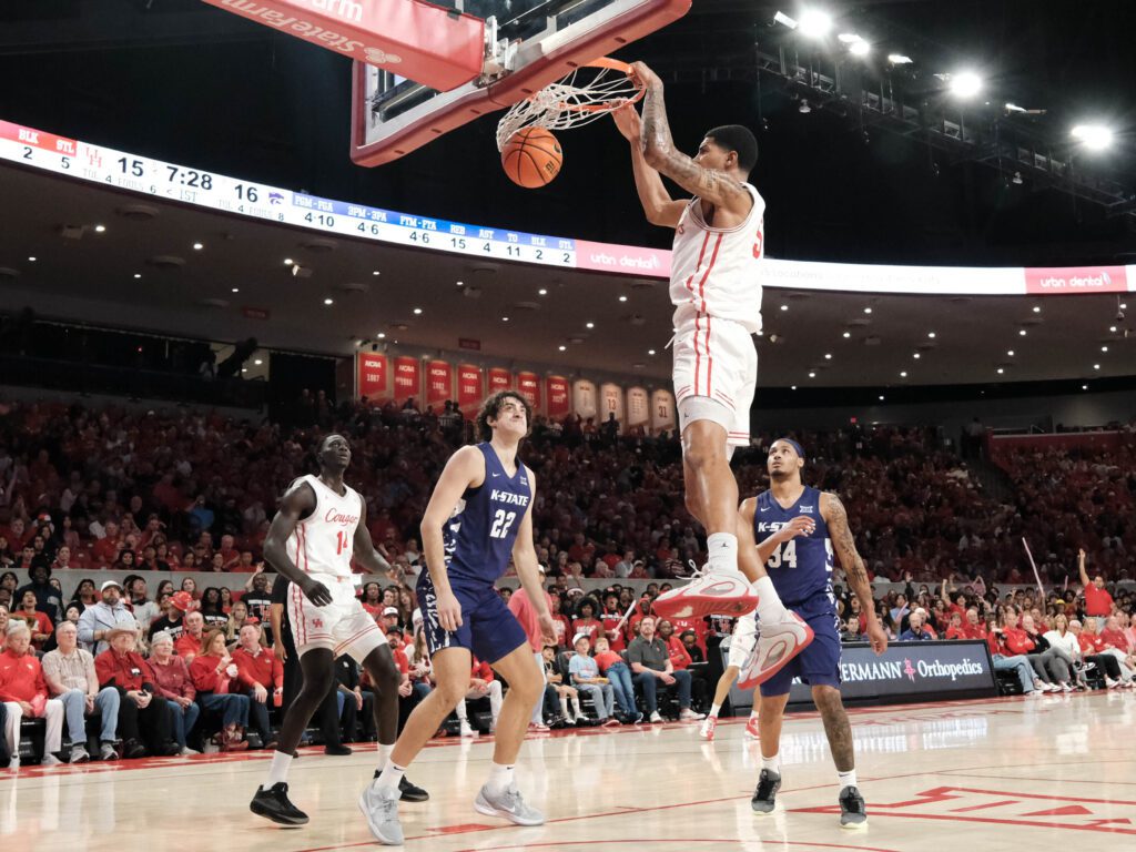 University of Houston freshman power forward Chris Cenac Jr. has the talent and the work ethic. (Photo by F. Carter Smith)
