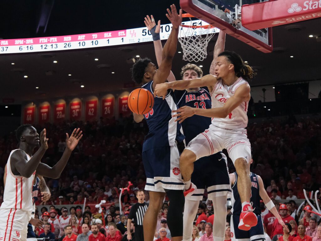 University of Houston freshman point guard Kingston Flemings can be a magician with the basketball. (Photo by F. Carter Smith)