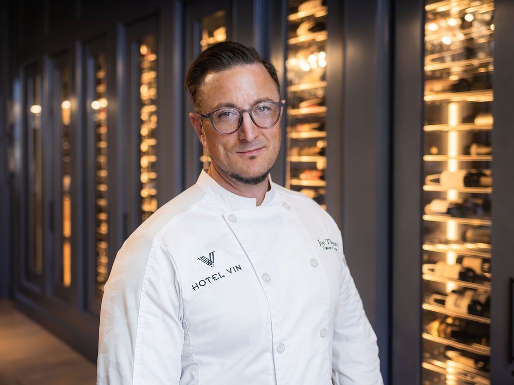 Culinary Director Joseph Thomas brings a new vision to Bacchus Kitchen + Bar, one that is grounded in modern American comfort food but with worldly flavors. (Photo by Hotel Vin)