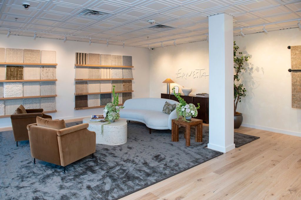 Even the showroom's plush lounge invites shoppers to stop and sit a spell for their one-on-one consultation. (Photo by Tamytha Cameron Photography)