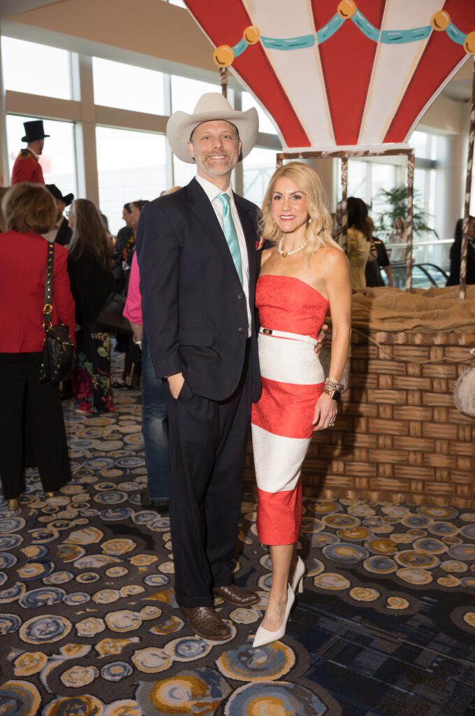 David & Kirby Lodholz at the Houston Livestock Show and Rodeo Trailblazer Awards Luncheon (Photo by Daniel Ortiz)