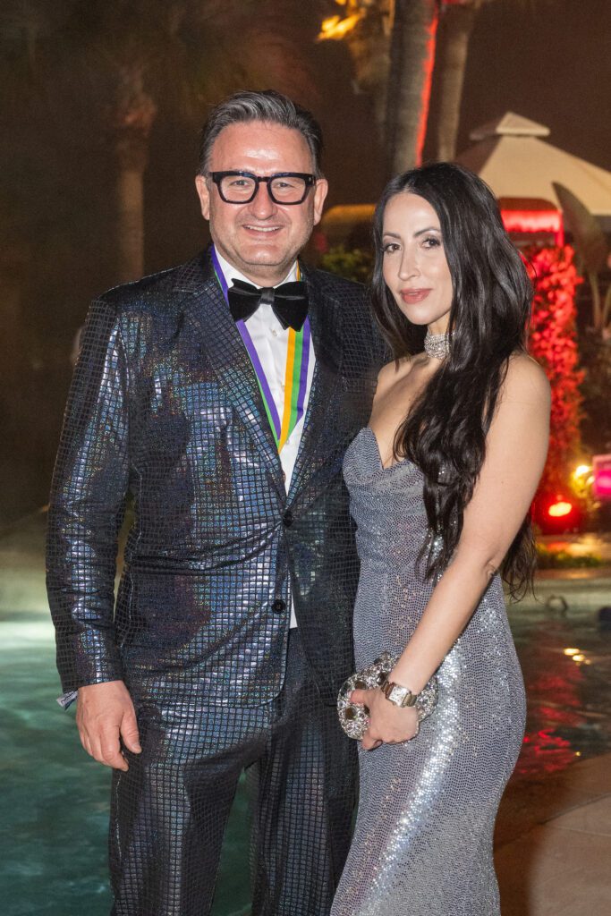 Dr. John Reiser, Gerry Popov at the San Luis Salute (Photo by Jacob Power)