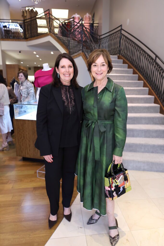 Julie Roberts, Leigh Smith at the Elizabeth Anthony tea and fashion presentation with Jason Wu