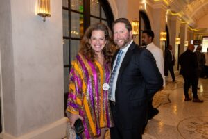 Ellyn Josef and Adam Josef at LEAD’s Mardi Gras Charity Event Feb. 17, 2026 at Le Tesserae