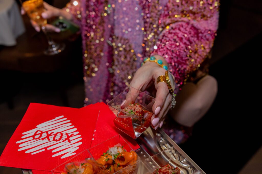 Party foods at the Cotton Foundation Galentine's charitable fundraiser at Maître D. (Photo courtesy of Cotton Holdings)