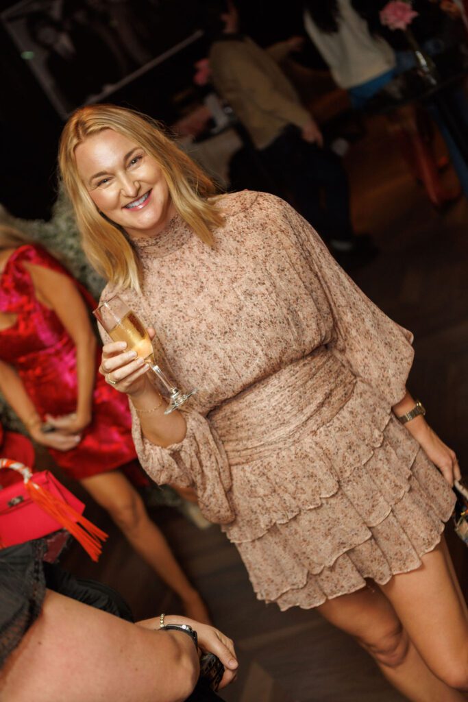 Jennifer Cope at the Cotton Foundation Giddy Up Galentine's charitable fundraiser at Maître D. (Photo by Jose Rodriguez for Vandelay Companies)