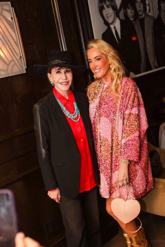 Shelby Hodge, Whitney Kuhn Lawson  at the Cotton Foundation Giddy Up Galentine's charitable fundraiser at Maître D. (Photo by Jose Rodriguez for Vandelay Companies)
