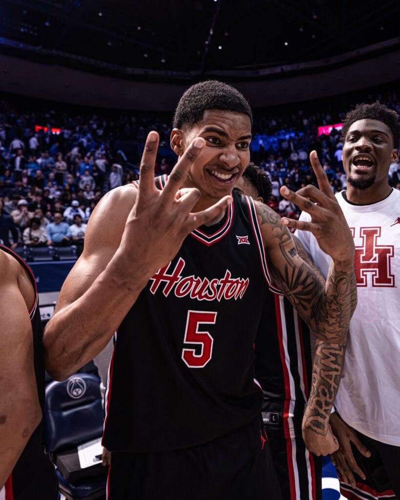 University of Houston freshman power forward Chris Cenac Jr. is playing more and more like a star. (@HCougarMBK)