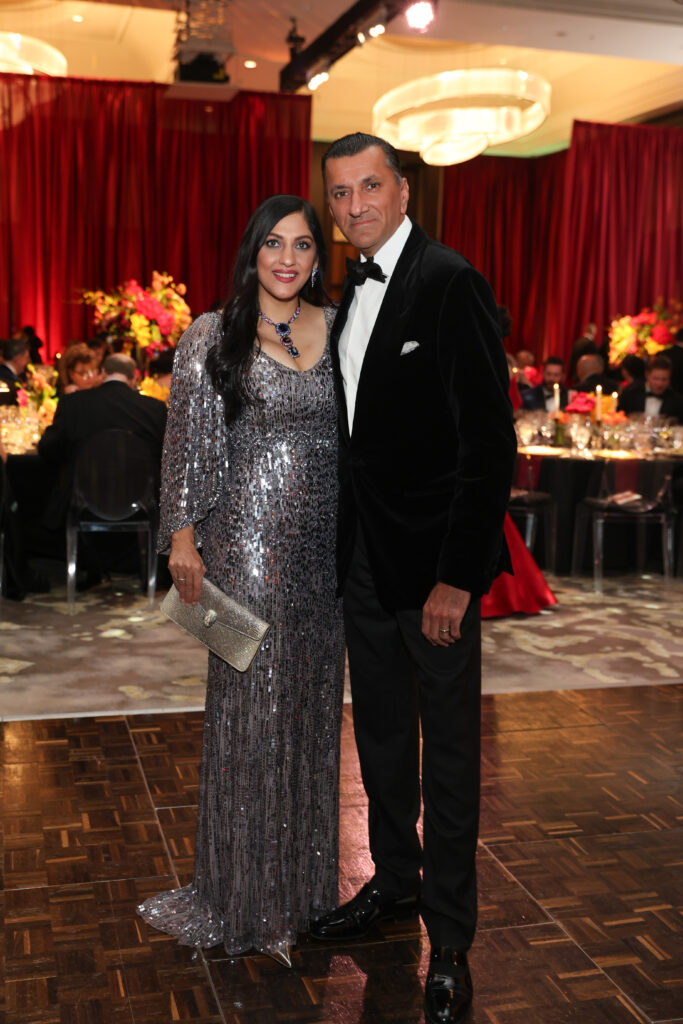 Dr. Sippi & Ajay Khurana at the Houston Symphony Ball (Photo by Priscilla Dickson)