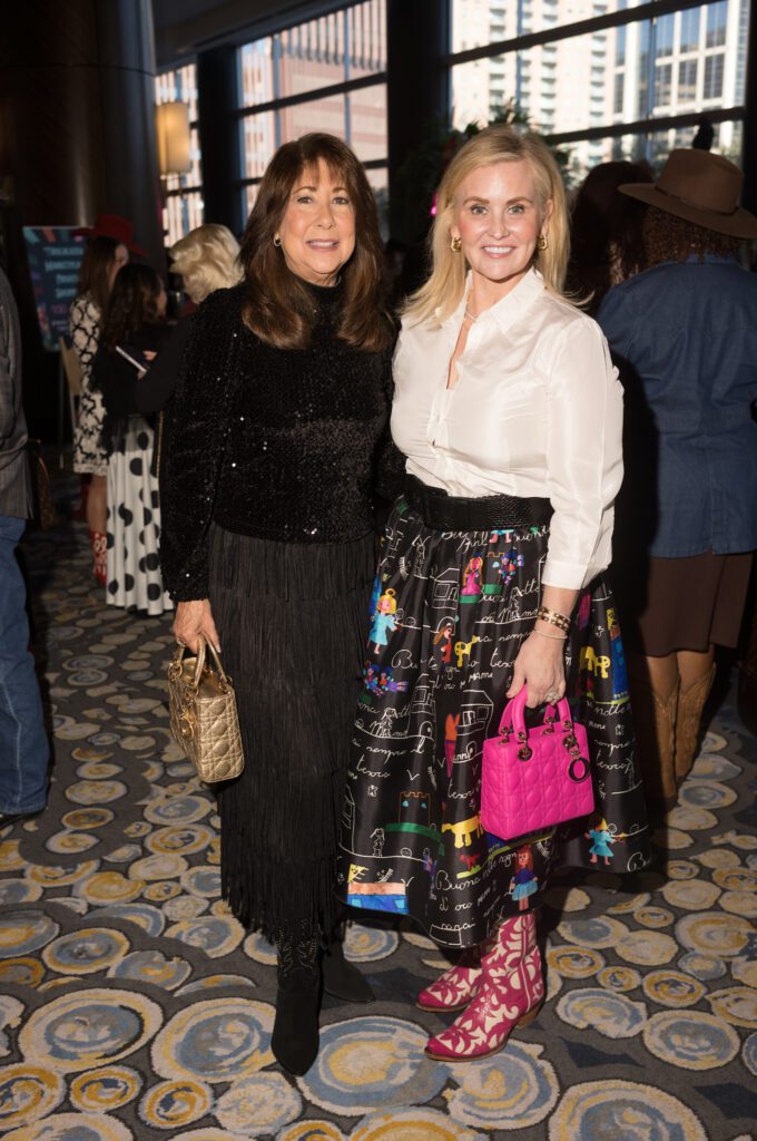 Heidi Rockecharlie, Jennifer Allison at the Houston Livestock Show and Rodeo Trailblazers Awards Luncheon (Photo by Daniel Ortiz)