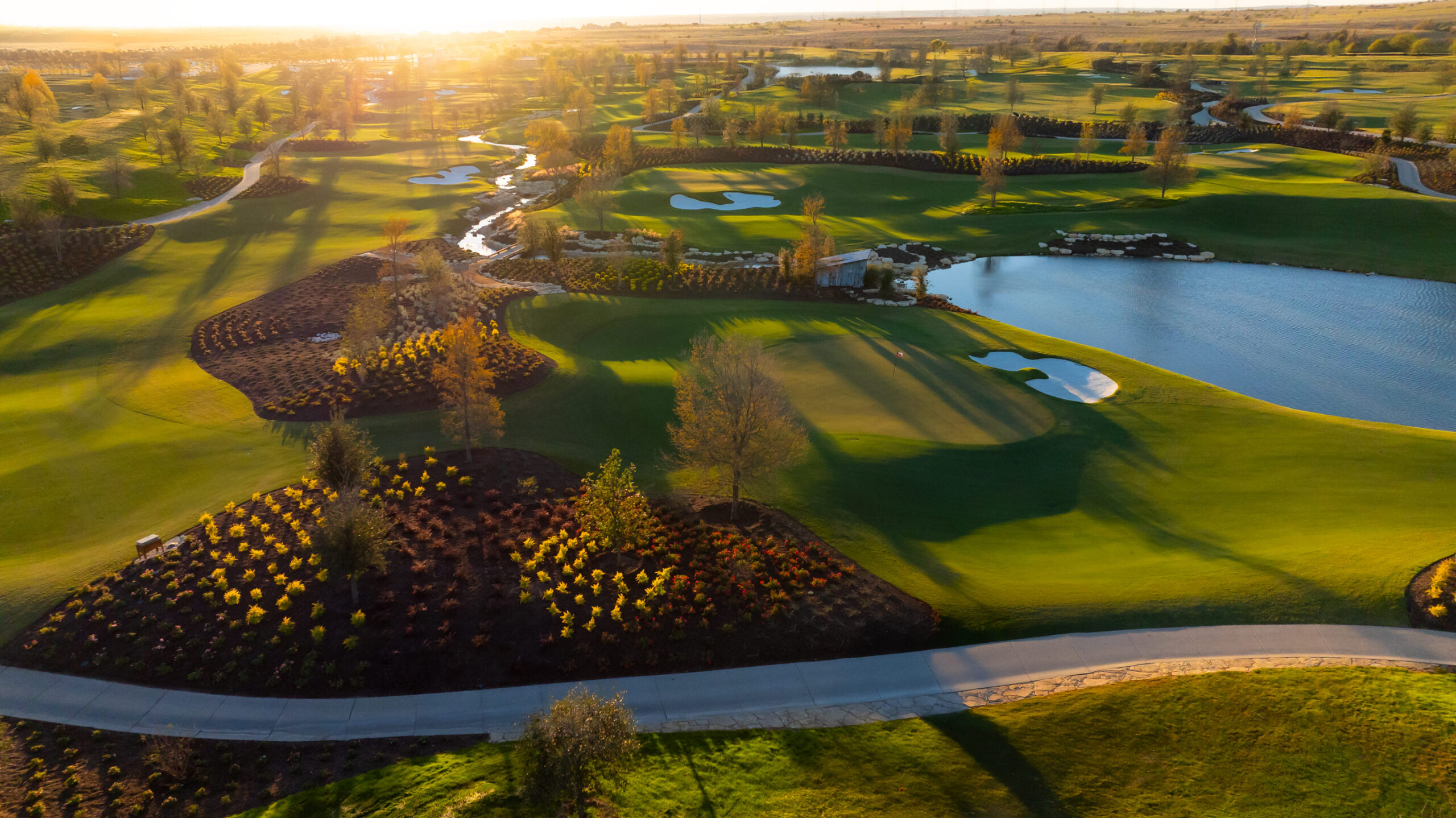 Hole 1 & 2 Golf Drone