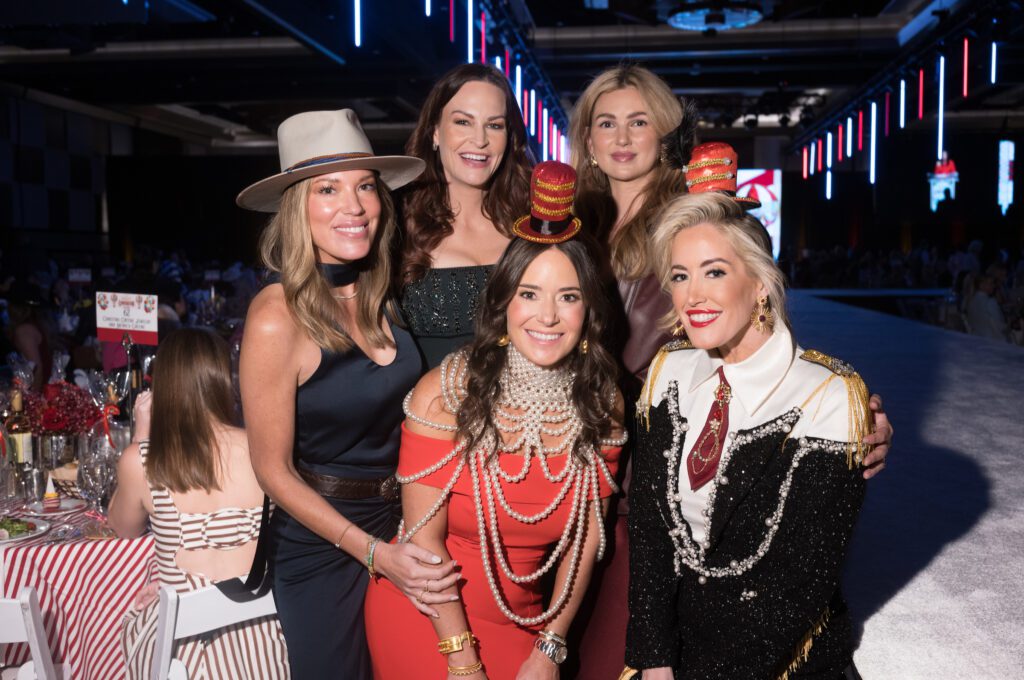 Holly Alvis, Meredith Johnson, Demi McComack, Christina Greene McAllen, Whitney Lawson at the Houston Livestock Show and Rodeo Trailblazers Awards Luncheon (Photo by Daniel Ortiz)