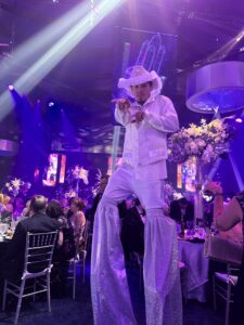 Cosmic Cowboy entertainment at the San Luis Salute