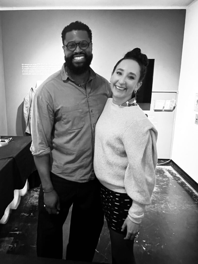 Jeremy Johnson, Debra Barrera at Sunday Brunch with Lawndale (Photo by CDA)