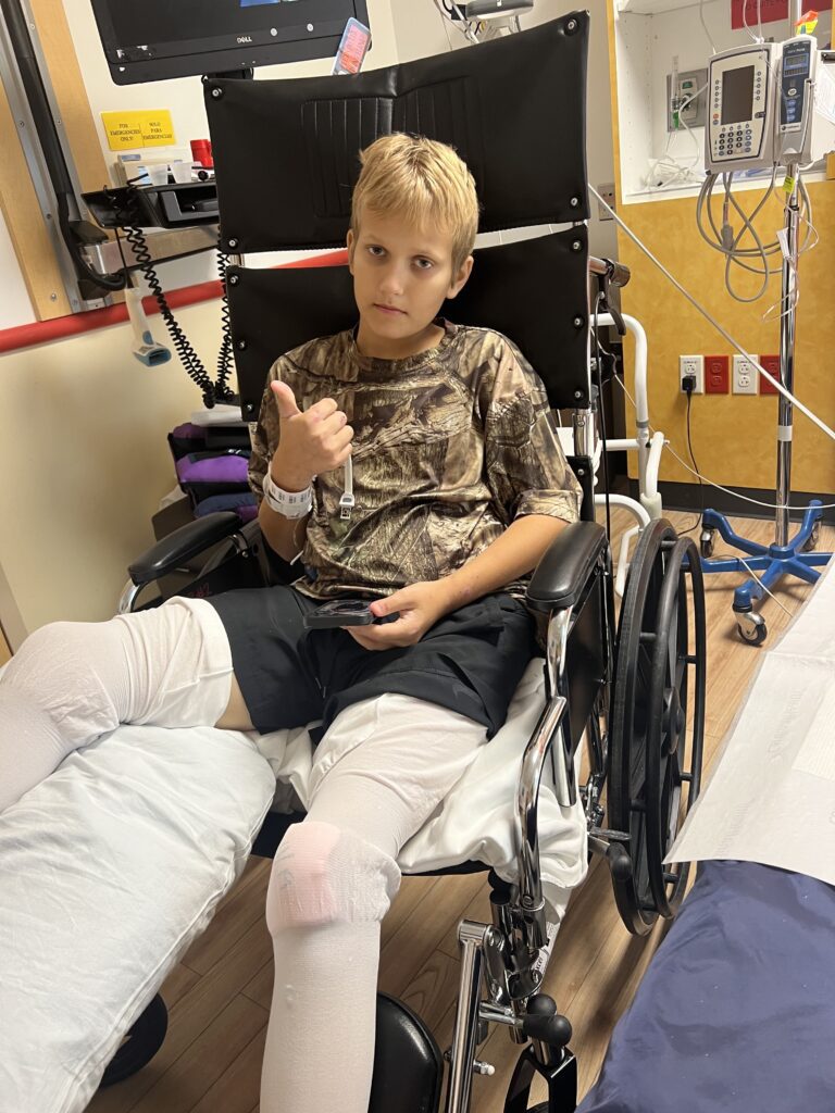 Dr. Drucker and Dr. Wang reconstructed Joseph’s inferior vena cava using a specialized membrane derived from a cow heart. 