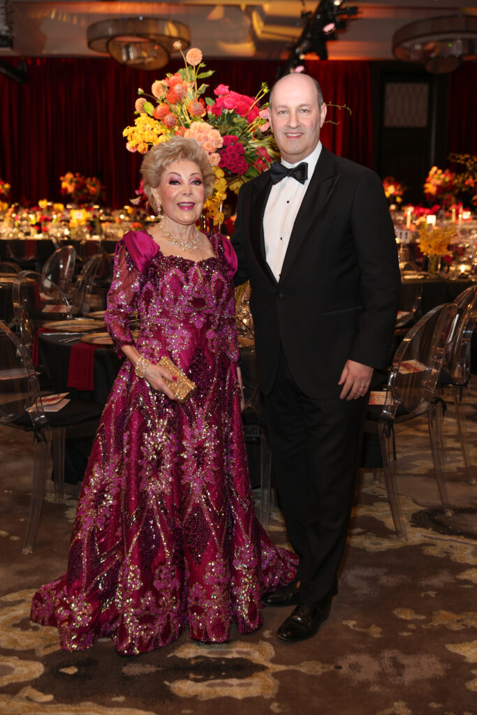 Margaret Alkek Williams, Gary Gintsling at the Houston Symphony Ball  (Photo by Priscilla Dickson)