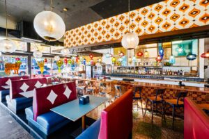 Interior of Heights location Tacos A Go Go