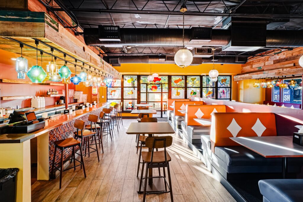 Shuttering their former Heights locale, Haynes and company put down stakes on a new spot there at 1102 Yale Street, while across town, she’s introduced a whole new clientele to her street tacos and retro look at the new 2231 South Voss spot, each designed by John Tsai of JT ARC Studio, with interiors by Brittany Vaughan of Garnish Designs. (Photo by Photos by Dylan)