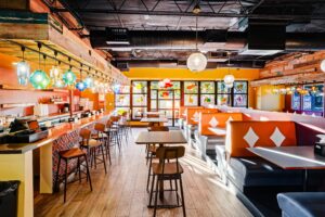 Interior of Voss Tacos a Go Go