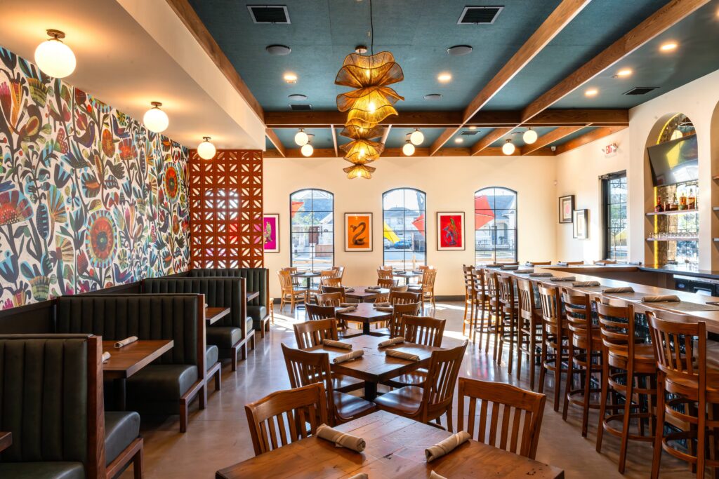 Johnny Rita's interior is meant to be fun. (Photo by Hasan Yousef)