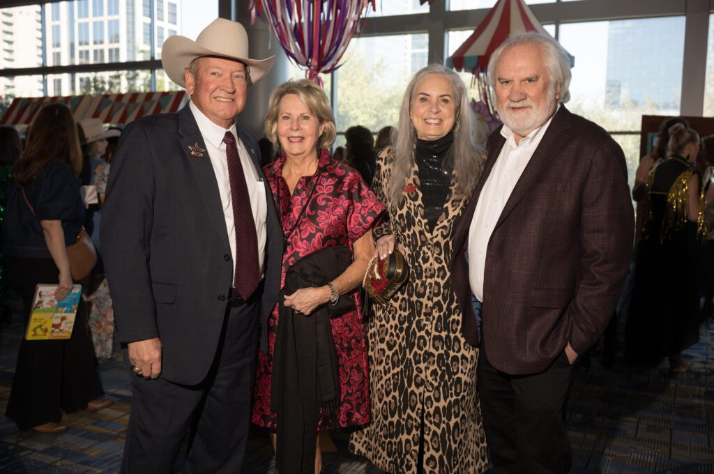 Ken & Sue Shaw, Sharleen & Ron Walkoviak at the Houston Livestock Show and Rodeo Trailblazers Awards Luncheon (Photo by Daniel Ortiz)