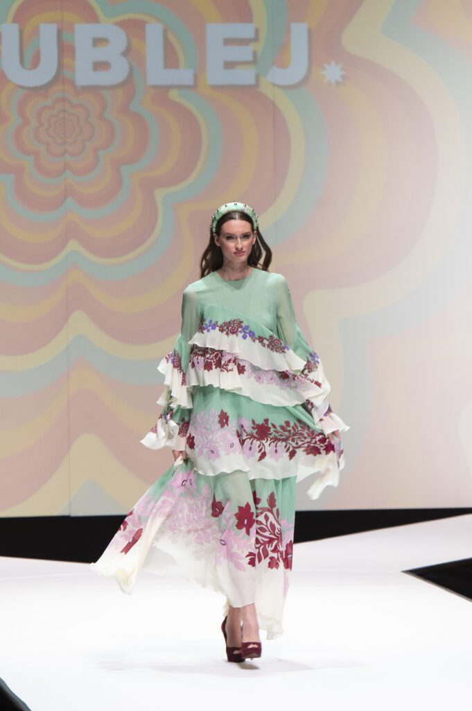 The Robyn Chauvin-produced fashion show featured dazzling runway looks from Highland Park Village retailers La Vie Style House, MARKET, La Double J, LoveShackFancy, Lela Rose, and Carolina Herrera. (Photo by Tamytha Cameron and Celeste Cass)