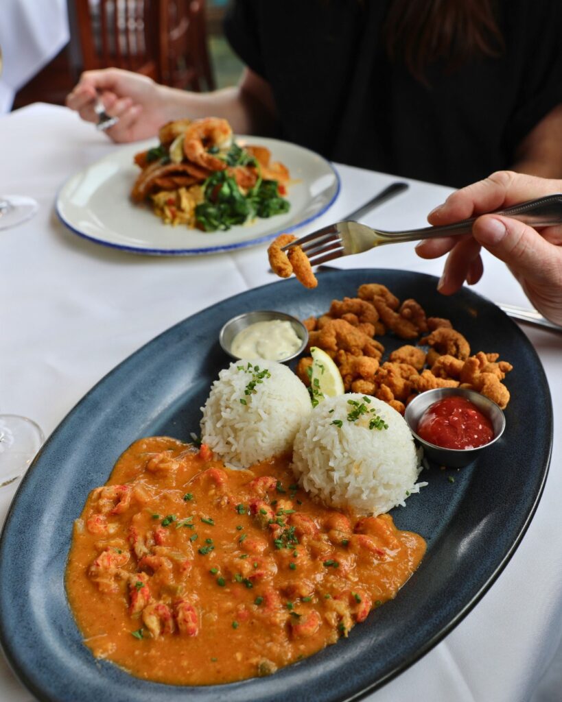 Seafood dishes like this crawfish plate at Landry’s Seafood House are popular Lent options in The Woodlands. (Photo courtesy Landry’s)
