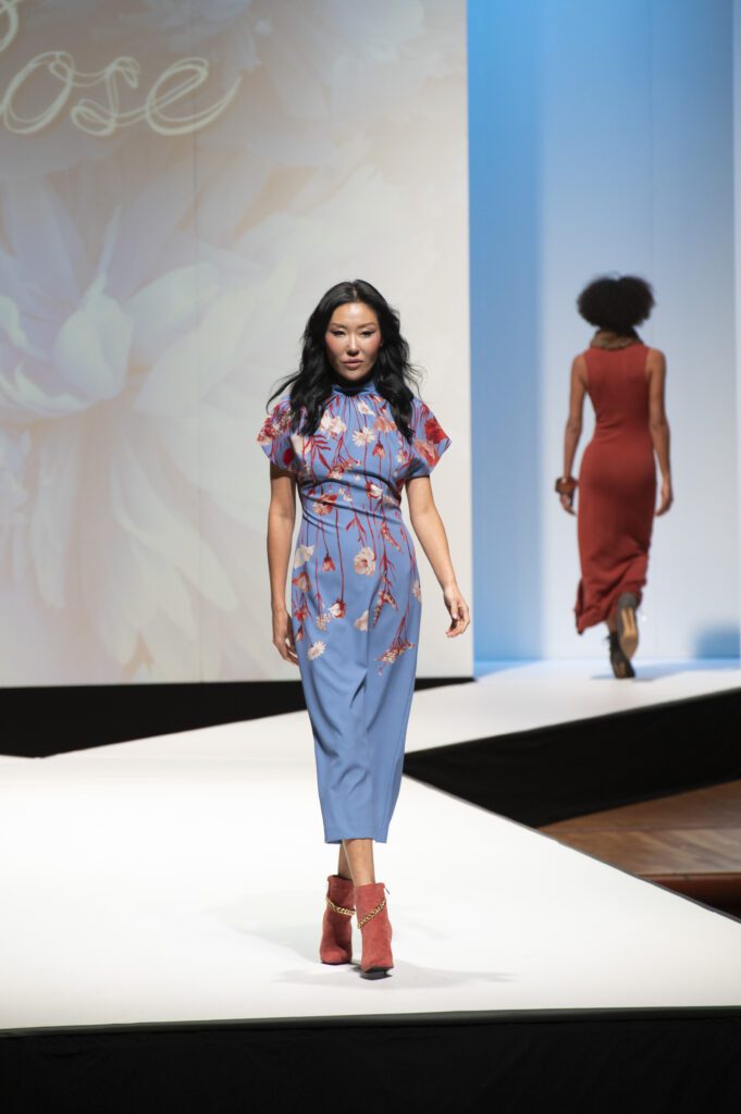 A runway look from Lela Rose (Photo by Tamytha Cameron and Celeste Cass)