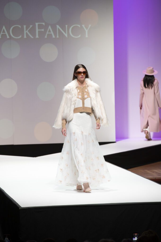 A runway look from LoveShackFancy (Photo by Tamytha Cameron and Celeste Cass)