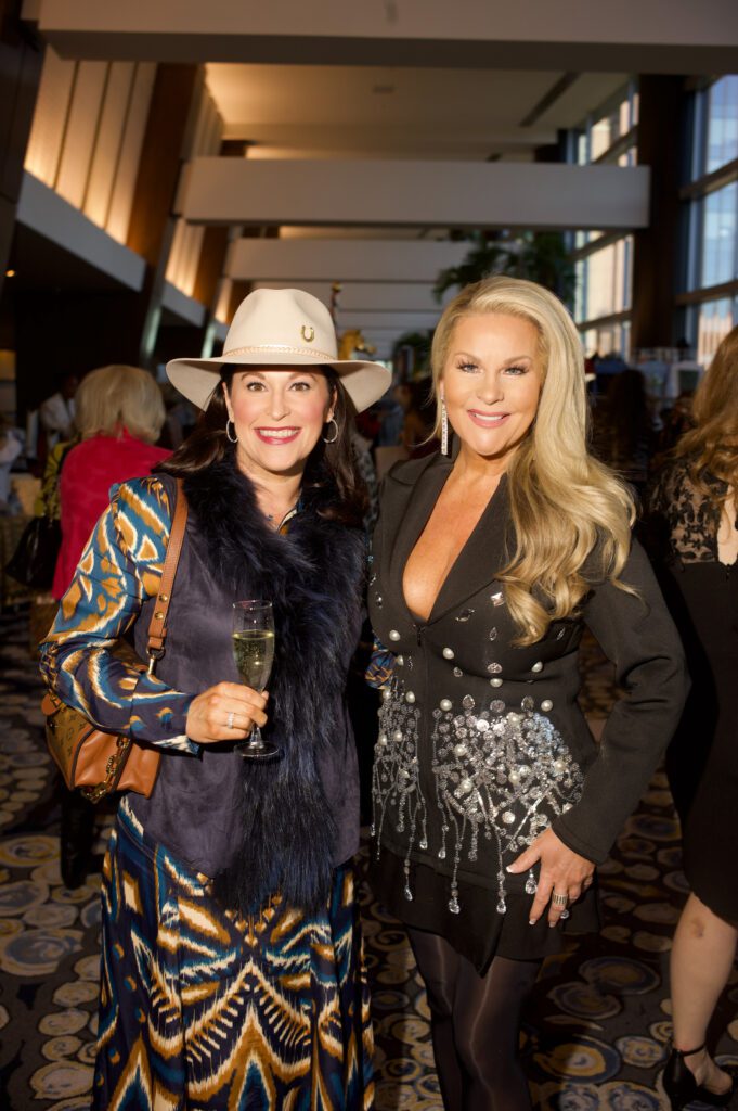 Lyndsey Rieth, Torie Halbert at the Houston Livestock Show and Rodeo Trailblazers Awards Luncheon (Photo by Daniel Ortiz)