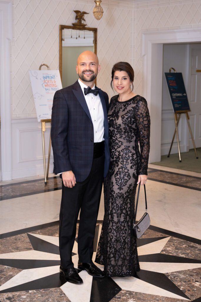 Michael & Victoria Hohertz at the Inprint Poets & Writers Ball  (Photo by Wilson Parish)