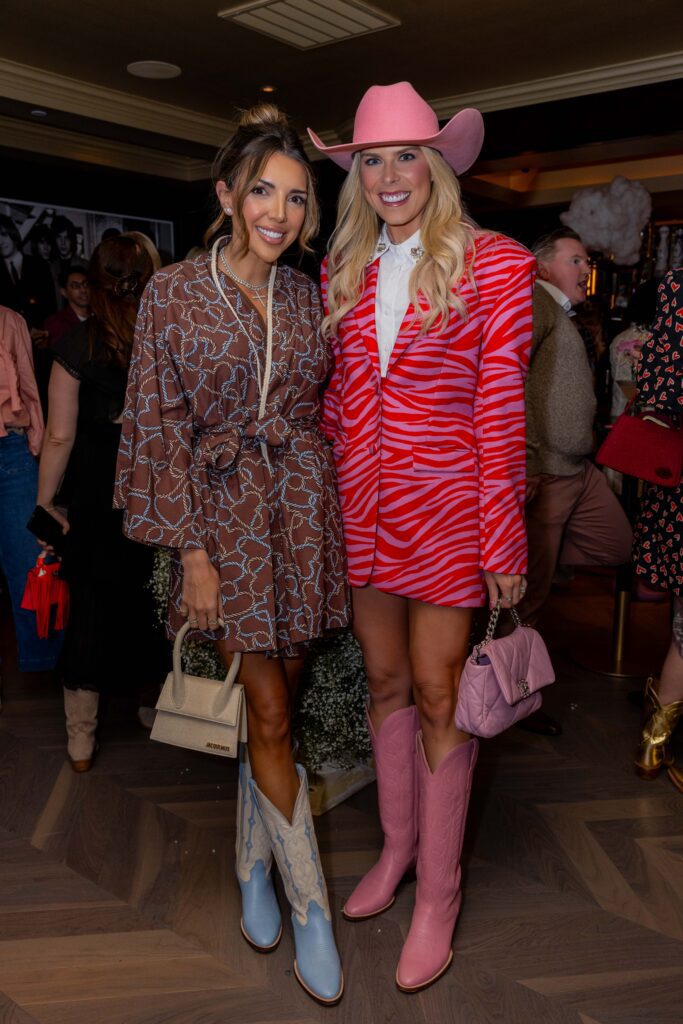 Morgan Hale, Chelsea Richter at the Cotton Foundation Galentine's charitable fundraiser at Maître D. (Photo courtesy of Cotton Holdings)