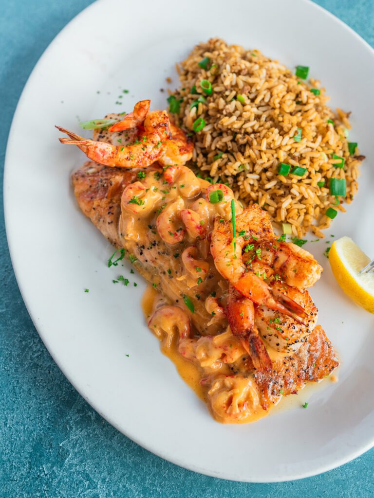 Pappadeaux Grilled salmon