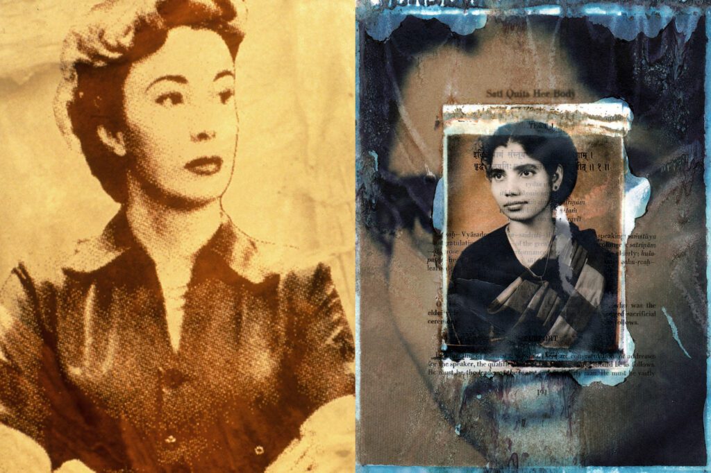 Prince Varughese Thomas, "Wife," 1993, from the series "InterSect," at FotoFest (Courtesy the artist and Hooks-Epstein Galleries)