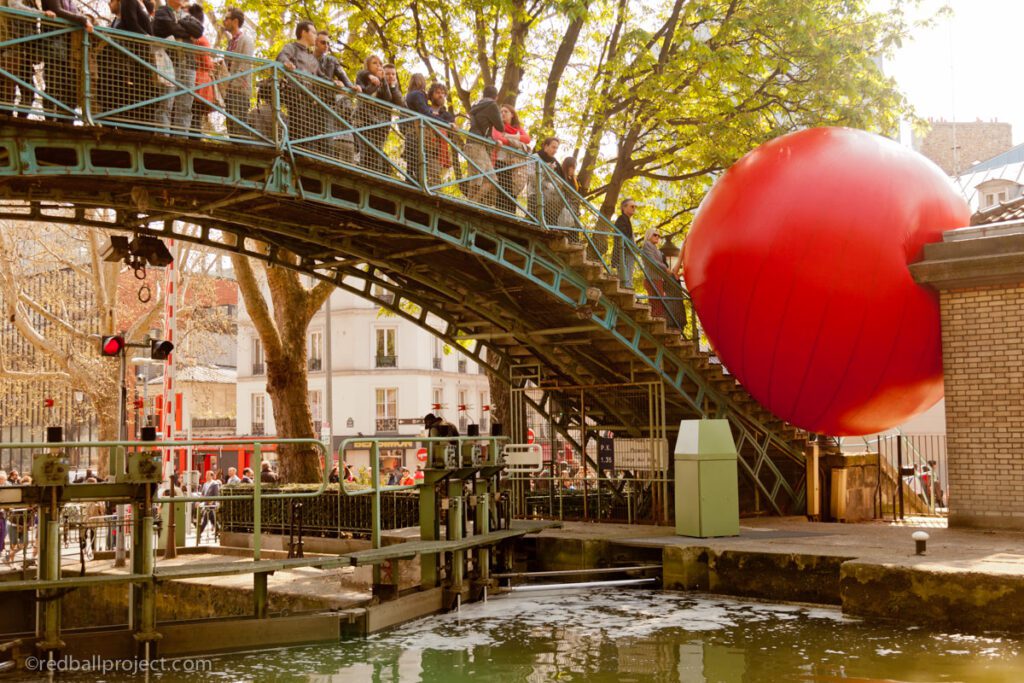Created in 2001, RedBall Project has performed in 50-plus cities worldwide, such as Paris. (Courtesy)