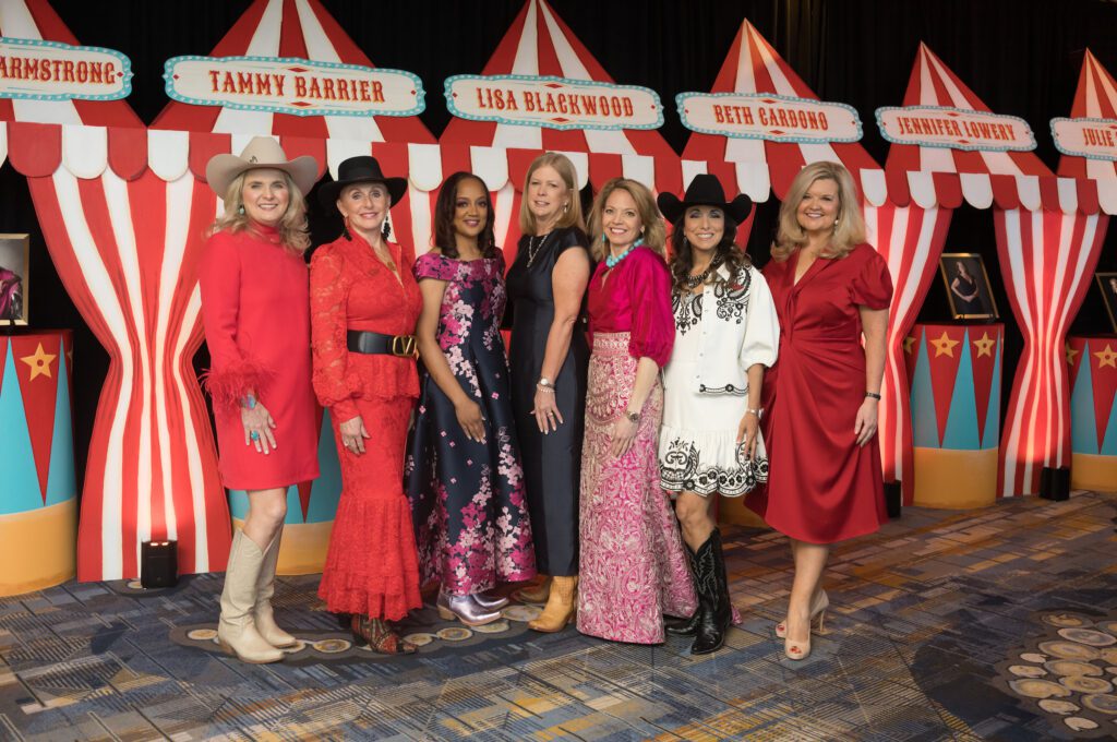 Stacy Stidham Anderson, Beth Cardono, Wendy Lewis Armstrong, Jennifer Lowery, Julie Sacco,Tammy Barrier,Ann Massey at the Trailblazers Awards Luncheon  (Photo by Daniel Ortiz)