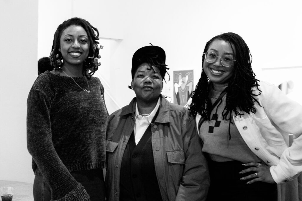 Tamirah Collins, Lovie Olivia, Lorece Shaw at Sunday Brunch with Lawndale (Photo by Troy Montes)