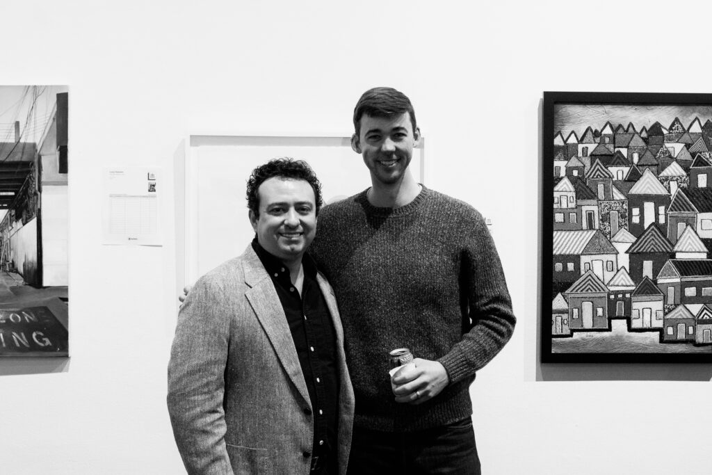 Alex Bluebond, Ben Horton at Sunday Brunch with Lawndale (Photo by Troy Montes)