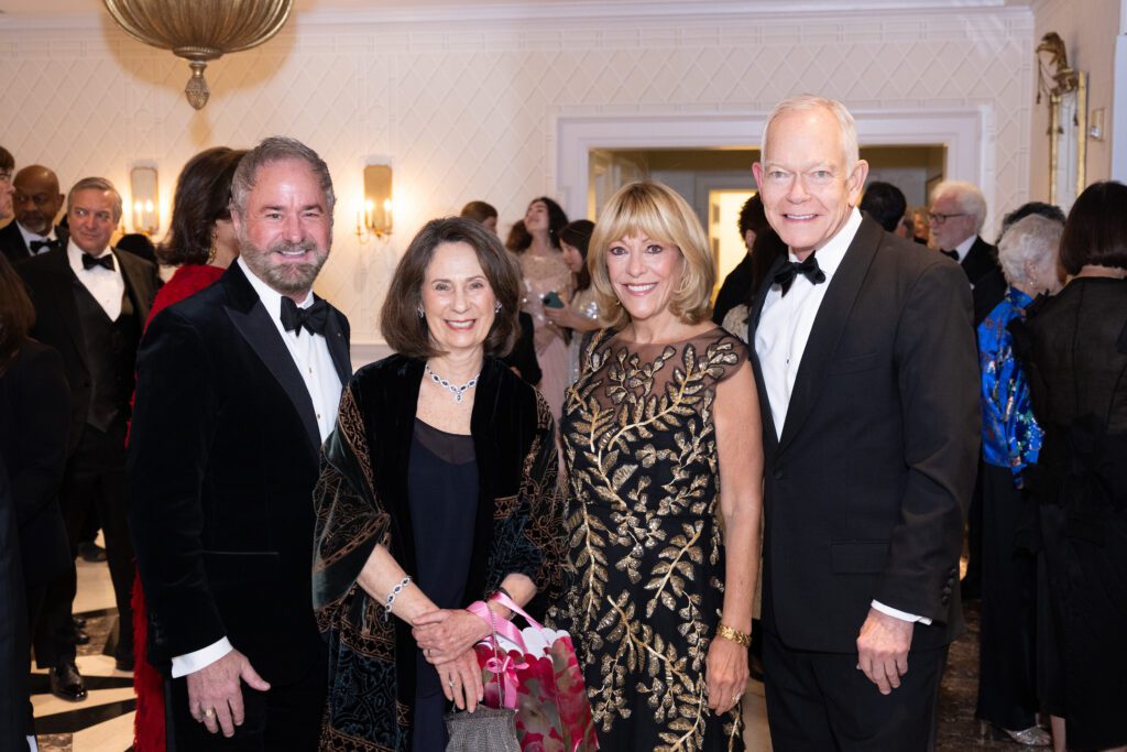 Terry Wayne Jones, Sis Johnson, Franci Neely, Jay Jones at the Inprint Poets & Writers Ball  (Photo by Wilson Parish)