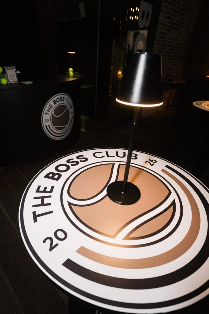 The BOSS x Dallas Open kickoff party featured a tennis-themed drink menu, bites, and activations.  (Photo by Michelle Rice)