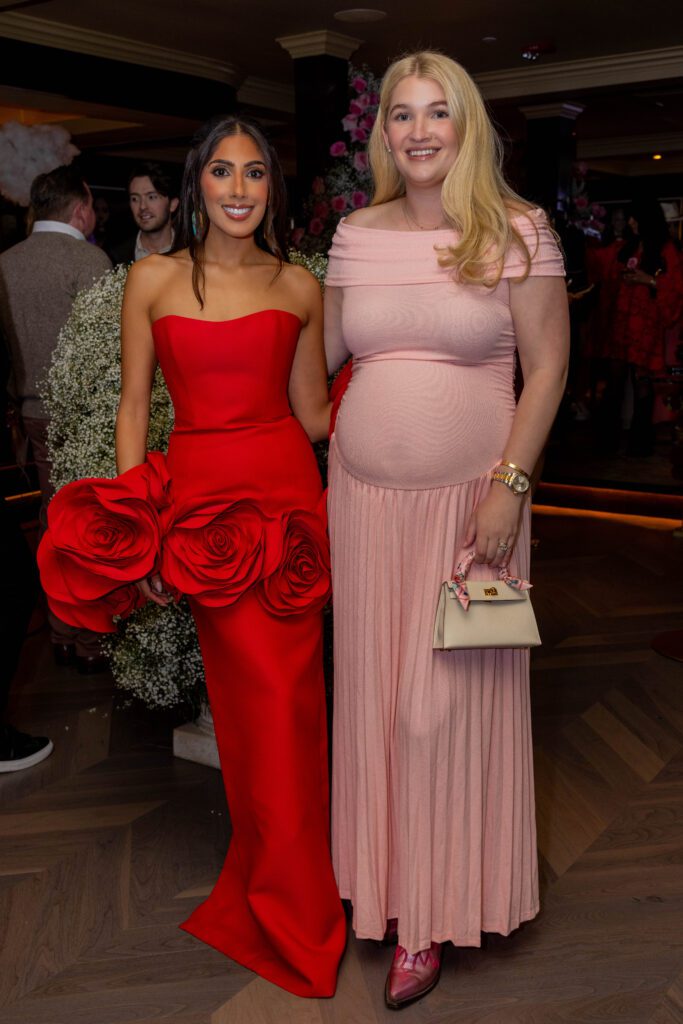 Zinat Ahmed, Bailey Layne at the Cotton Foundation Galentine's charitable fundraiser at Maître D. (Photo courtesy of Cotton Holdings)