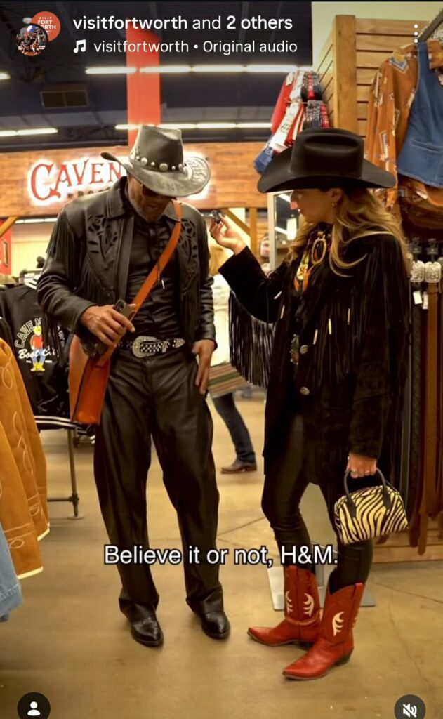 During the recent Fort Worth Stock Show & Rodeo, Whitney collaborated with Visit Fort Worth to create unique video content that reached millions of viewers. (Courtesy)