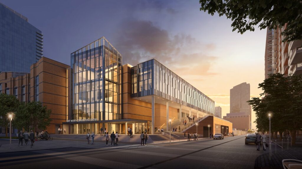 Fort Worth’s southeast downtown is entering its next chapter as Phase 2 of the Fort Worth Convention Center transformation moves forward. (Courtesy)
