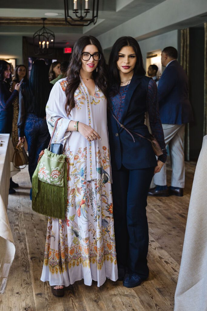 Paisley Witkowski, Aelita Medina at the exclusive Etro/PaperCity fashion event at Hotel Granduca (Photo by Johnny Than)