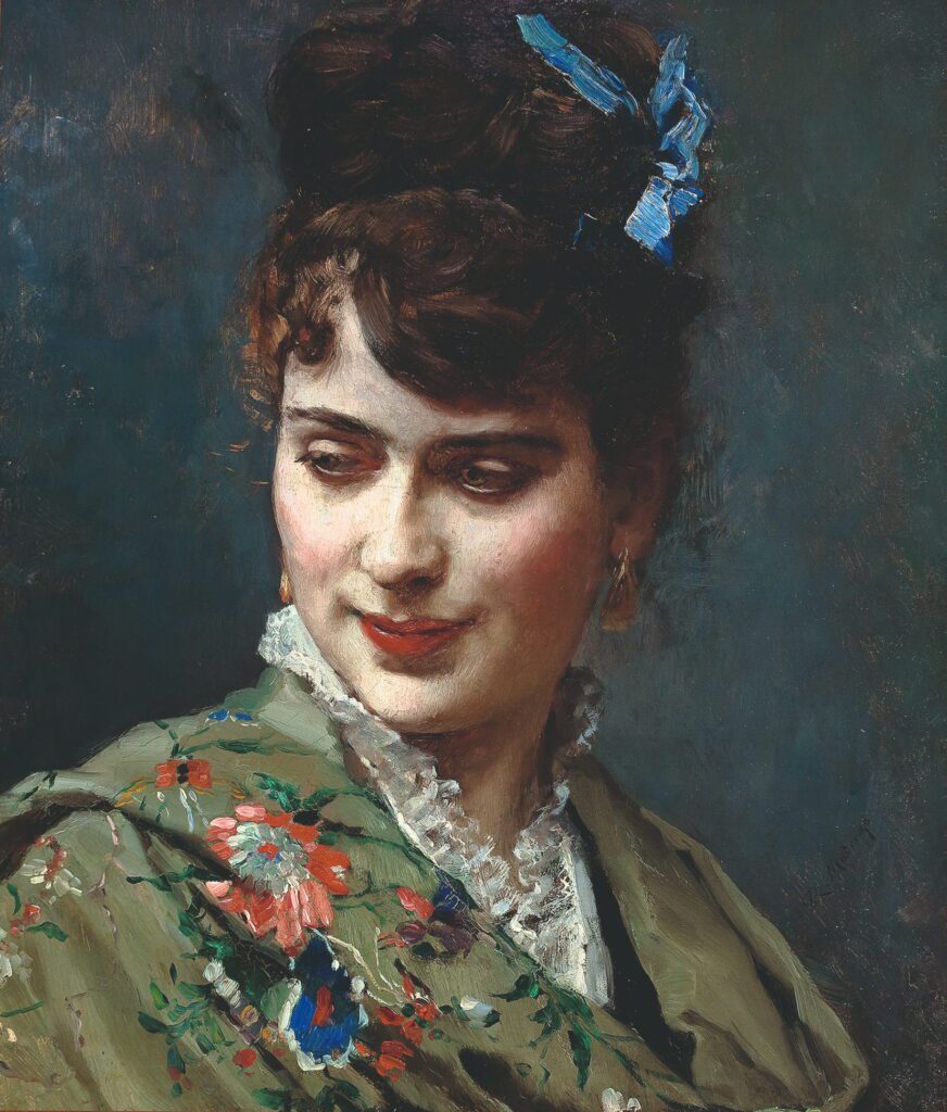 Raimundo de Madrazo y Garreta, "Aline Masson," late 1870s, at Meadows Museum (© Pablo Linés)